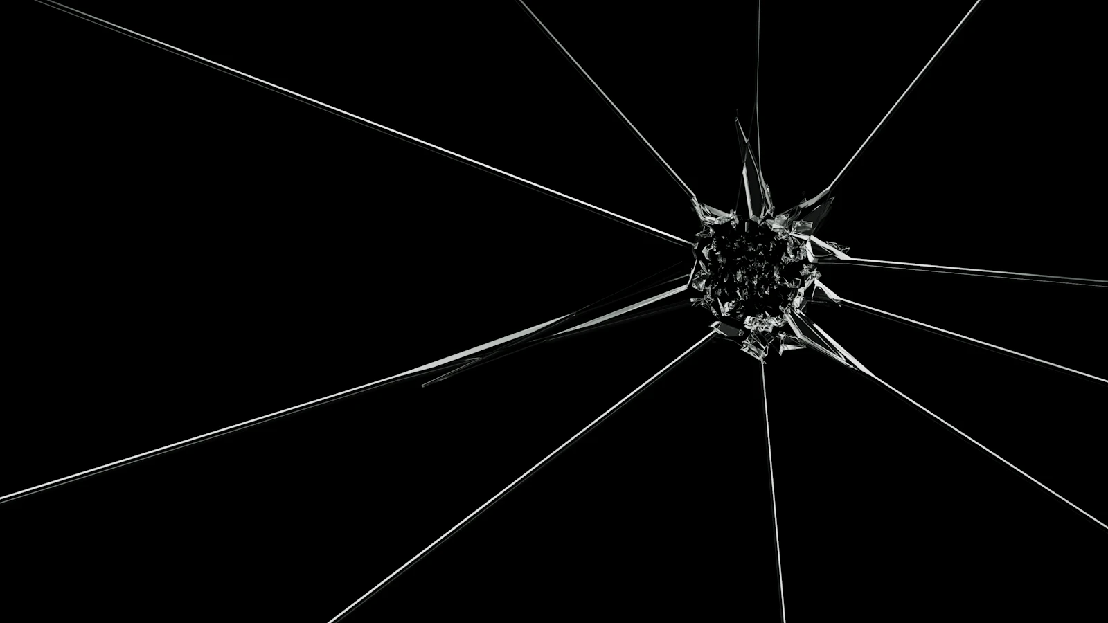 Bullseye chip in vehicle glass